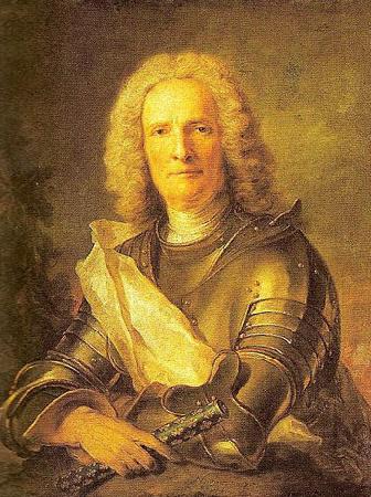 Jjean-Marc nattier Portrait de Christian Louis de Montmorency-Luxembourg, marechal de France Norge oil painting art